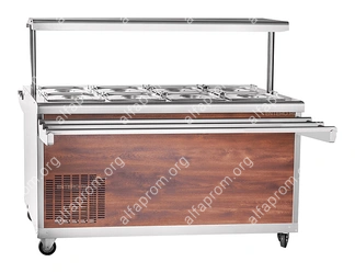 Прилавок-витрина Abat ПВВ(Н)-70ПМ-01-НШ кашир.