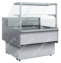 Витрина нейтральная Carboma GC110 N 1,5-1 0011-9006 (с боковинами)