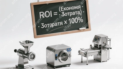 Как рассчитать ROI пищевого оборудования: Практическая формула и кейсы для мясорубки, автоклава, упаковщика