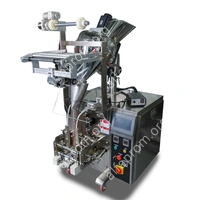 Машина для упаковки трудно-сыпучих продуктов и порошков DXDF-100AX (15-100 мл,4-х шовн., шир.пленки 240 мм, насечка, датер HP-241G, зубчатый нож, шов