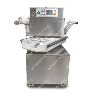 Полуавтоматический запайщик лотков ротационного типа (4 лотка,187*137*120) HVT-450R (нерж.)