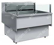 Витрина холодильная Carboma GC110 VM 1,25-2 0011-9006 (динамика, с боковинами)