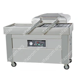 Напольная двухкамерная вакуум-упаковочная машина DZQ-500/2SB SS