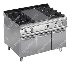 Плита газовая Apach Chef Line LRSTG129R4CS